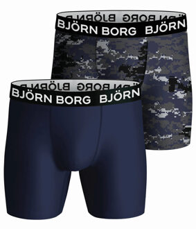 Björn Borg Björn Borg Onderbroeken 2-Pack Performance Boxers Multi Veelkleurig
