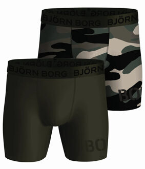 Björn Borg Björn Borg Onderbroeken 2-Pack Performance Boxers Multi Veelkleurig