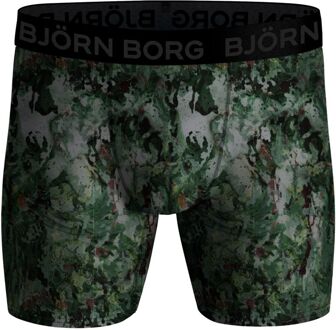 Björn Borg Björn Borg Performance Boxershorts 3-Pack Multicolour Groen