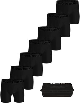 Björn Borg Björn Borg Sports Lightweight Boxershorts + Wash Bag Heren (7-pack) - M