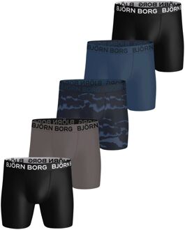 Björn Borg Björn Borg Sports Microfiber Boxershorts Heren (5-pack) - XXL