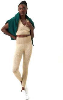 Björn Borg Björn borg sthlm seamless light tights – naadloze gerecyclede dames trainingstights in Beige - M / L