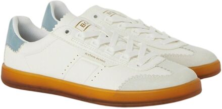 Björn Borg Björn Borg T2500 GUM Sneakers Dames wit - lichtblauw - 41