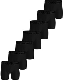 Björn Borg Björn Sports Lightweight Boxer + Wash Bag 7 Pack zwart