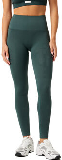 Björn Borg Björn Studio Seamless Ribbed Legging donkergrijs - M