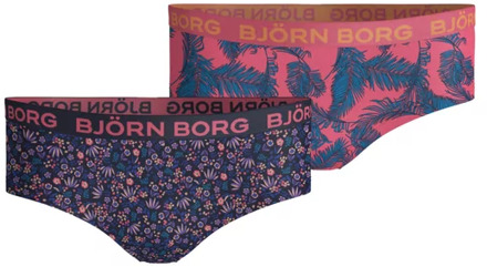 Björn Borg Bjorn Borg - 2-Pack Tiny Flower Hipster Roze Blauw - 170