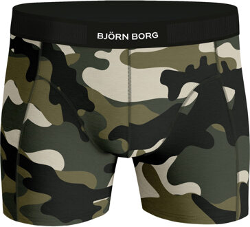 Björn Borg Bjorn Borg Boxers 2 Pack Black/Print Donkergroen - M,L,XL,XXL