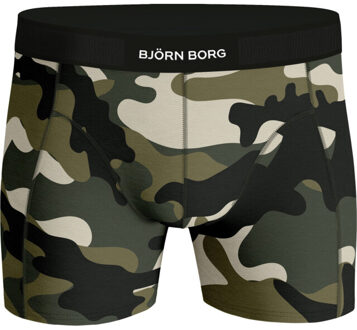 Björn Borg Bjorn Borg Boxers 2 Pack Black/Print Donkergroen - M,L,XL,XXL