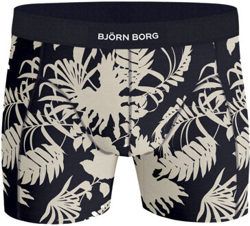 Björn Borg Bjorn Borg Boxershort premium cotton 2-pack print blauw - L