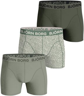 Björn Borg Bjorn Borg boxershorts 3-pack cotton stretch Khaki