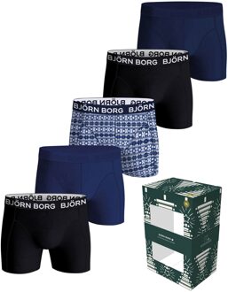 Björn Borg Bjorn Borg boxershorts 5-pack cotton stretch blauw - L