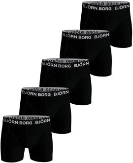 Björn Borg Bjorn Borg boxershorts cotton stretch 5-pack zwart - L