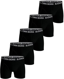 Björn Borg Bjorn Borg boxershorts cotton stretch 5-pack zwart - XXL