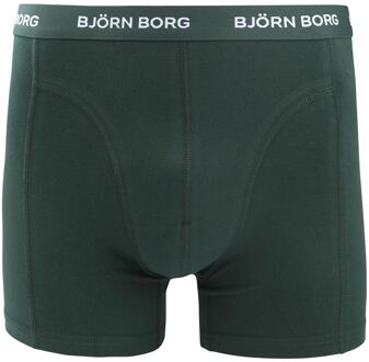 Björn Borg Bjorn Borg Cotton Stretch Boxers 3Pack Multicolour 5 Donkergroen - L,M,S,XL,XXL