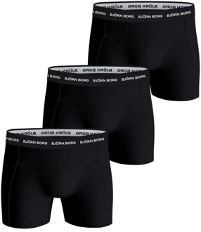 Björn Borg Bjorn Borg Cotton Stretch Boxers 3Pack Zwart - L,M,S,XL,XXL