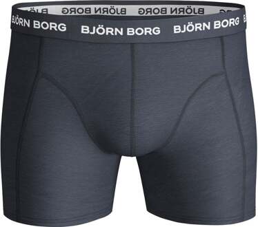 Björn Borg Bjorn Borg Heren Boxershorts - 3-pack - Zwart/Blauw - Maat S