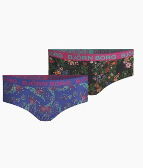 Björn Borg Bjorn Borg Paisley & Mystic flower meisjes hipster - 2pack - multi - maat 134