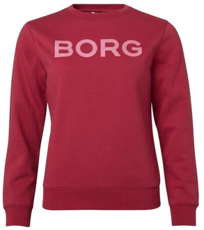 Björn Borg Bjorn Borg Truien Bb Logo Crew Rood - S