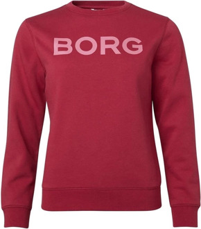 Björn Borg Bjorn Borg Truien Bb Logo Crew Rood - S