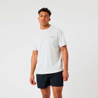 Björn Borg Borg Gym Oversized T-shirt Heren lichtgrijs - M
