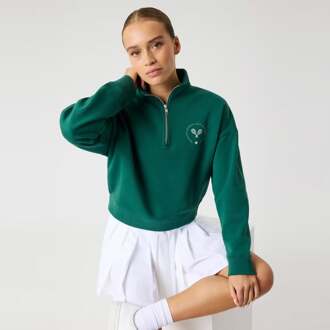 Björn Borg Borg Halfzip Sweatshirt Dames groen - L