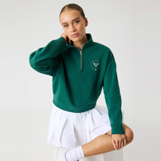 Björn Borg Borg Halfzip Sweatshirt Dames groen - XS