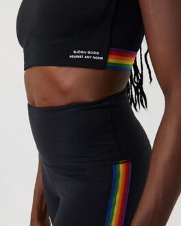 Björn Borg Borg mid multi support pride bh Zwart - XXL