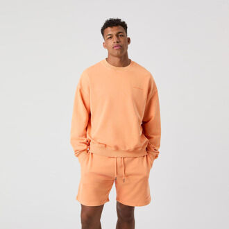 Björn Borg Borg Oversized Washed Sweatshirt Heren-Oranje - S,M,L,XL,XXL