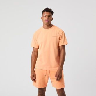 Björn Borg Borg Oversized Washed T-shirt Heren-Oranje - S,M