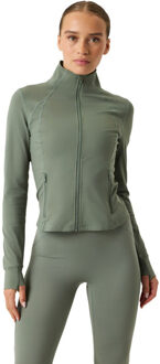 Björn Borg Borg Soft Zip Longsleeve Dames groen - XL