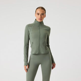 Björn Borg Borg Soft Zip Midlayer Longsleeve Dames salie