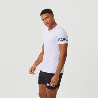 Björn Borg Borg T-shirt Heren-Wit - XXL