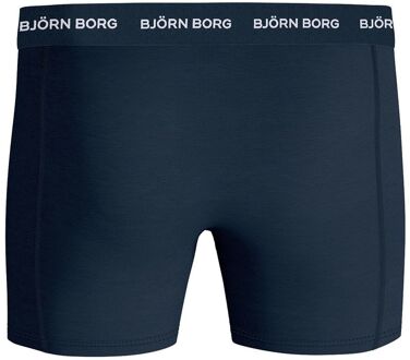 Björn Borg Boxers Cotton Stretch 3-Pack Zwart Blauw