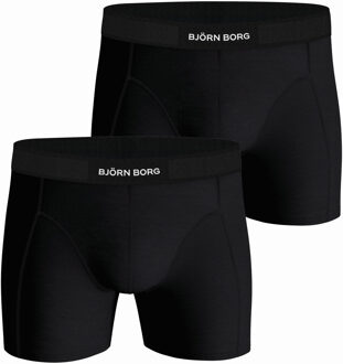 Björn Borg Boxershort premium cotton zwart 2-pack - XL