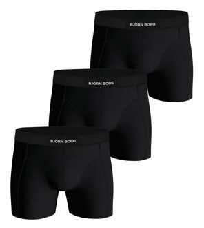 Björn Borg boxershorts 3-pack premium cotton zwart - XL