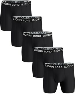 Björn Borg Boxershorts 5-Pack Performance Zwart - S