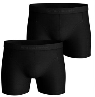 Björn Borg Boxershorts van lyocell in 2-pack Zwart - S