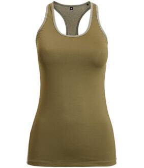 Björn Borg Cody Racerback Tanktop Dames olijf - XS