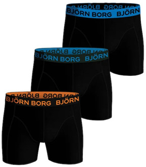 Björn Borg Core boxershorts met logoband in 3-pack Antraciet - S