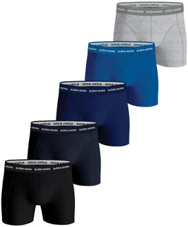 Björn Borg Cotton Stretch Boxershort Verpakking 5 stuks Heren zwart - S,M,XXL