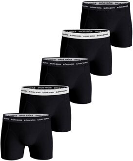 Björn Borg Cotton Stretch Boxershorts Heren (5-pack) - L