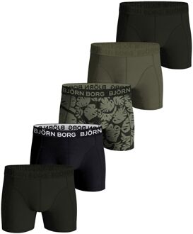 Björn Borg Cotton Stretch Boxershorts Heren (5-pack) - M