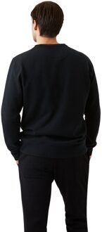 Björn Borg crew neck sweater - heren sweatshirt dik - zwart -  Maat: S