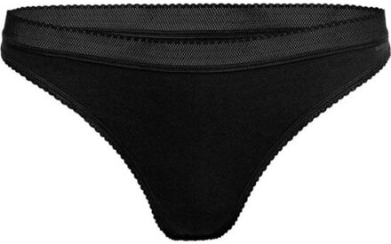 Björn Borg Dames core thong 3 pack - maat XL Zwart
