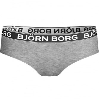 Björn Borg dames hipster cheeky 3-pack - maat xs Grijs