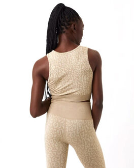 Björn Borg Dames sthlm seamless light crop top - maat S / M Beige