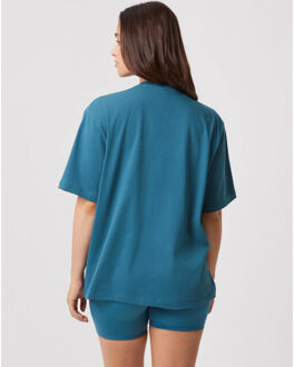 Björn Borg Dames studio oversized t-shirt Blauw - XS