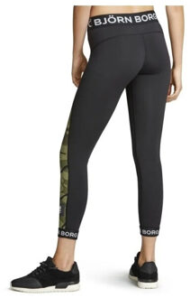 Björn Borg Dames tights coz camo Groen - 34