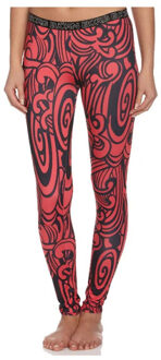 Björn Borg Dames tights kirigami wave Rood - XS