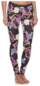 Björn Borg Dames tights mystical flower Zwart - XS